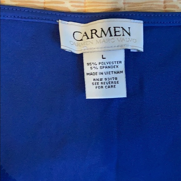 🌺 3/$15 Blue Sleeveless Top with Front Zipper - Picture 3 of 3